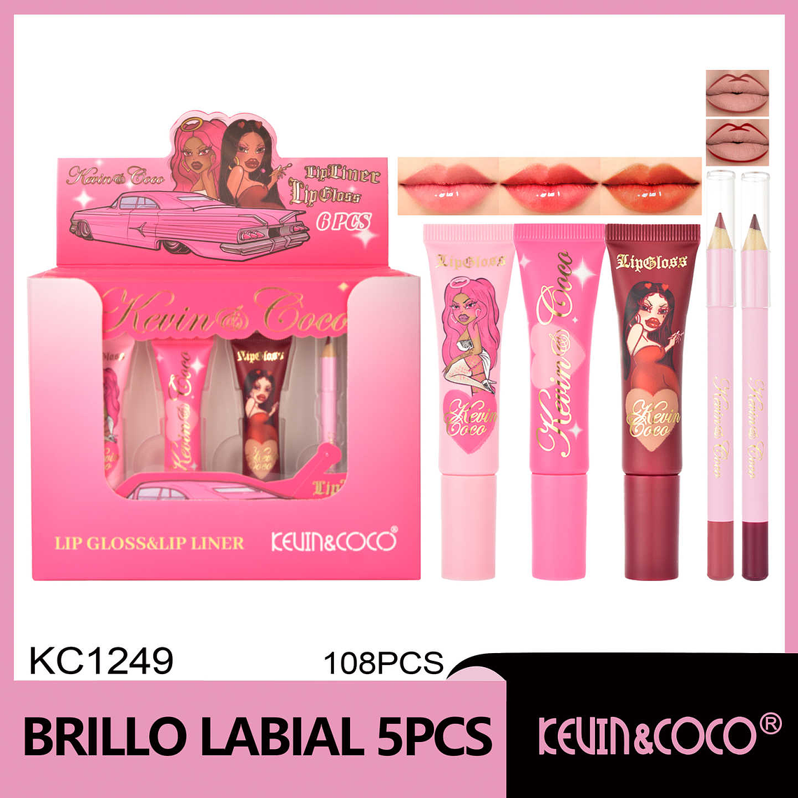 SET LIP COMBO GLOSS  1