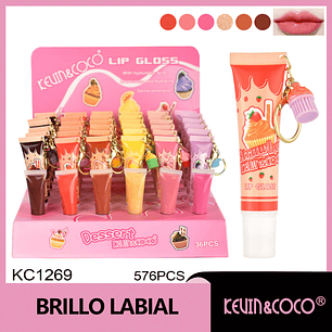 LIP GLOSS DESERT 6 SABORES 