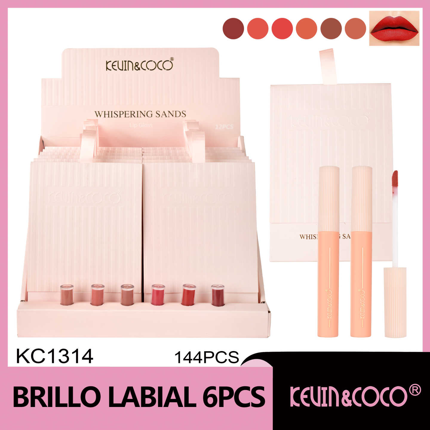 LIP GLOSS BRILLOS LABIALES DESEOS 
