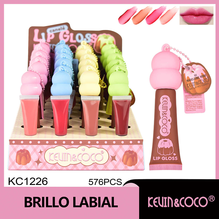 LIP GLOSS FLAN DE CARAMELO 1