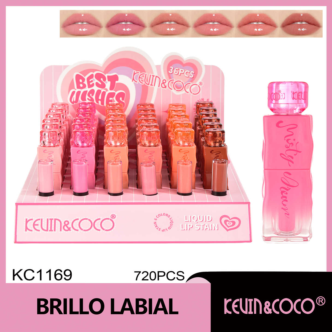 BRILLO LABIAL  BEST WISHES 1