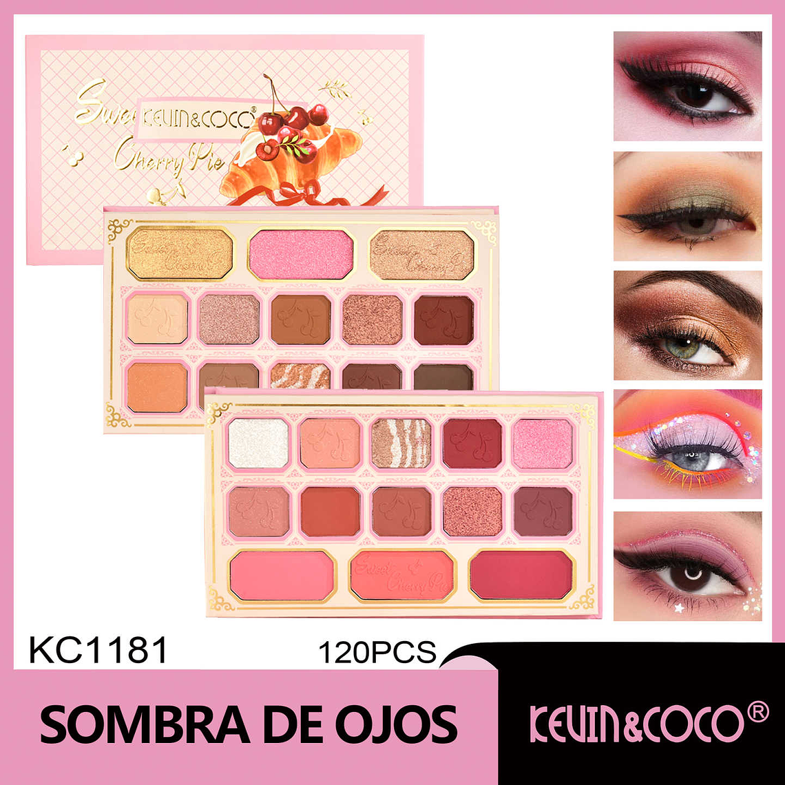 PALETA DE SOMBRAS 26 COLORES CHERRY PIE 1