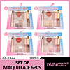 SET DE MAQUILLAJE 6 PIEZAS SHINY GIRL