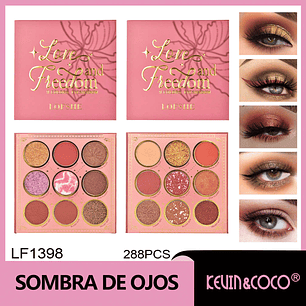 PALETA LOVE AND FREEDOM 9 COLORES 