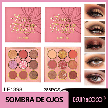 PALETA LOVE AND FREEDOM 9 COLORES 