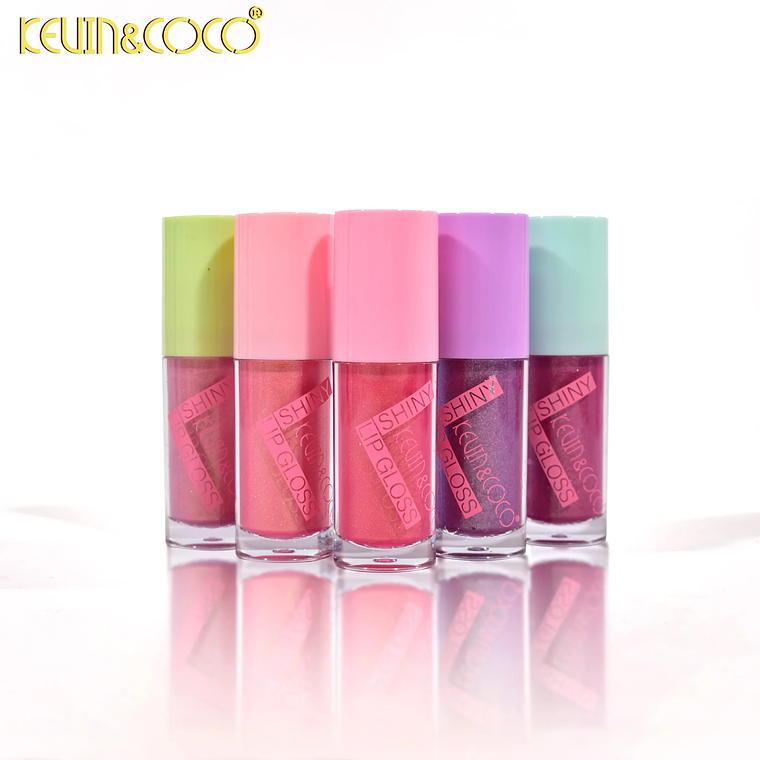  SET DE 5 LIPGLOSS DREAMY PINK SHELL  6