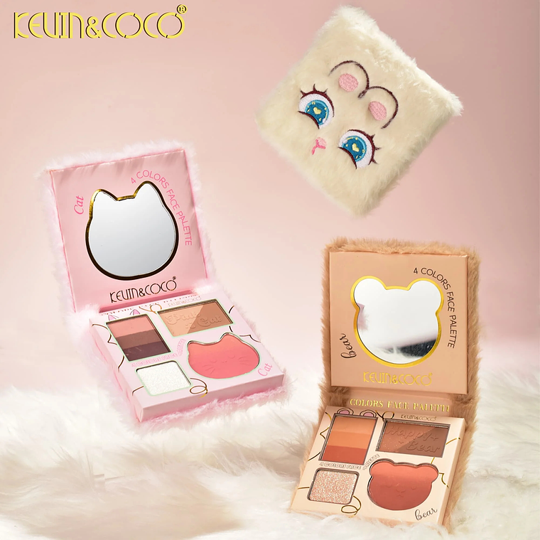 Paleta facial de 4 colores Maoqiu Shijian  5