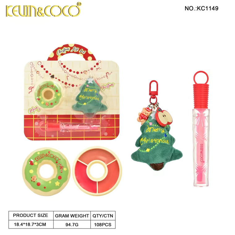 Set de brillo de labios y sombras de ojos 6