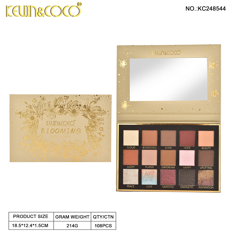 Sombra de ojos de 15 colores  4