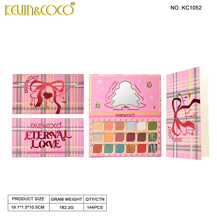 Sombra de Ojos Navideña – Daytime Fantasy (18 Colores) 3