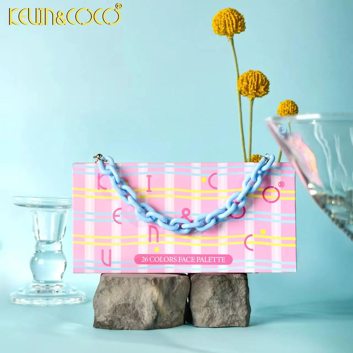  Paleta de maquillaje Dream Fast Travel de 26 colores rosa  3