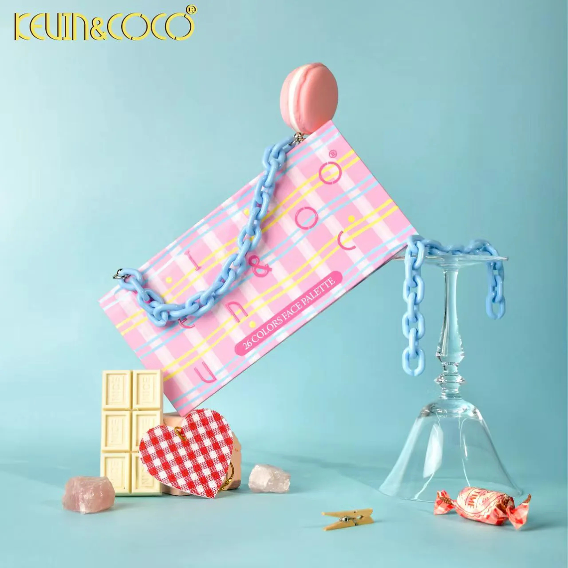  Paleta de maquillaje Dream Fast Travel de 26 colores rosa  5