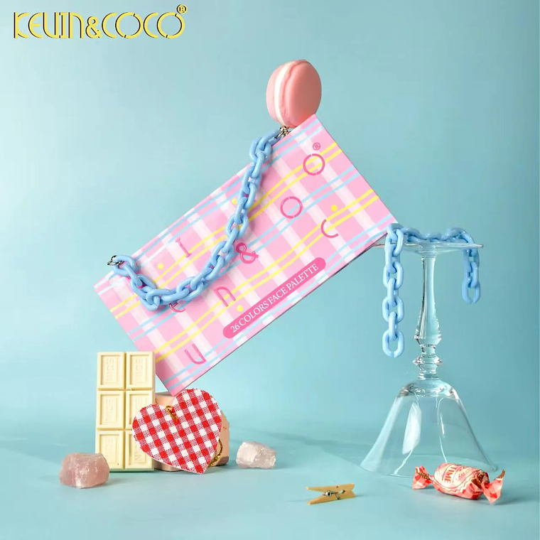  Paleta de maquillaje Dream Fast Travel de 26 colores rosa  5