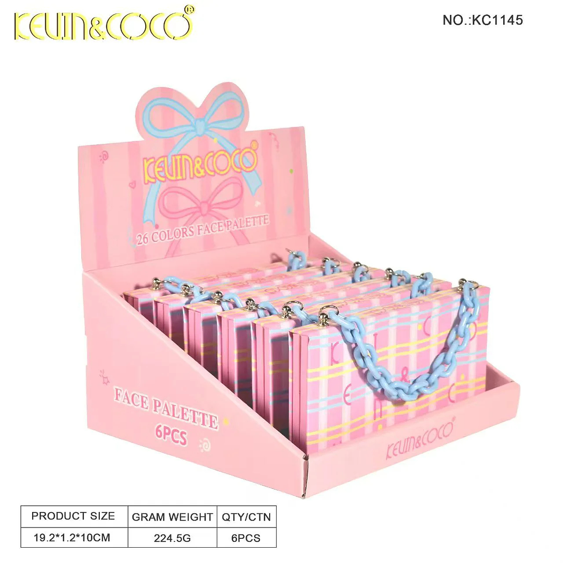  Paleta de maquillaje Dream Fast Travel de 26 colores rosa  6