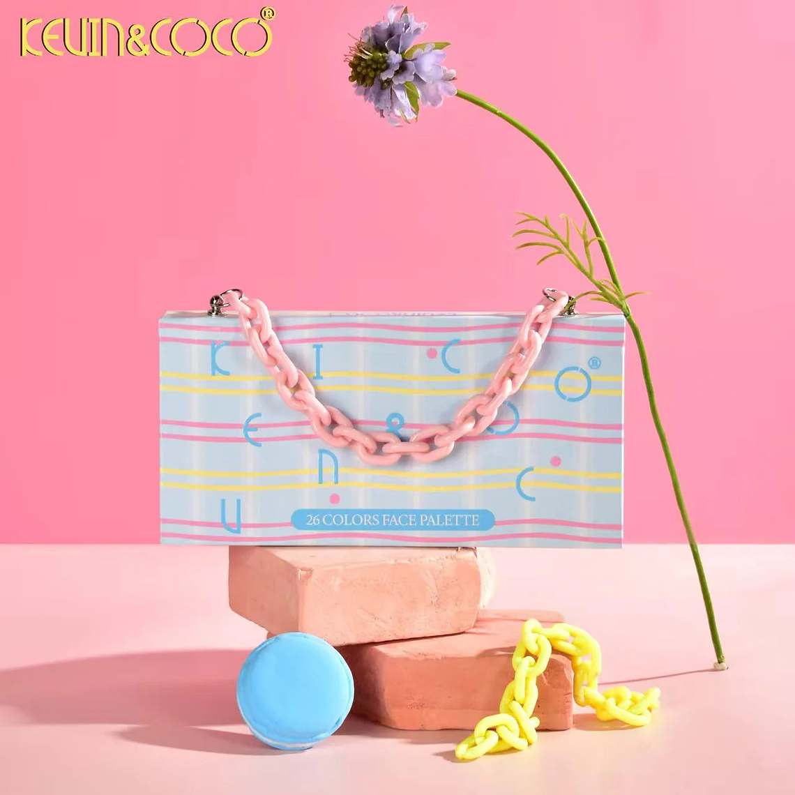   Paleta de 26 colores Dream Fast Travel para rostro, azul  2