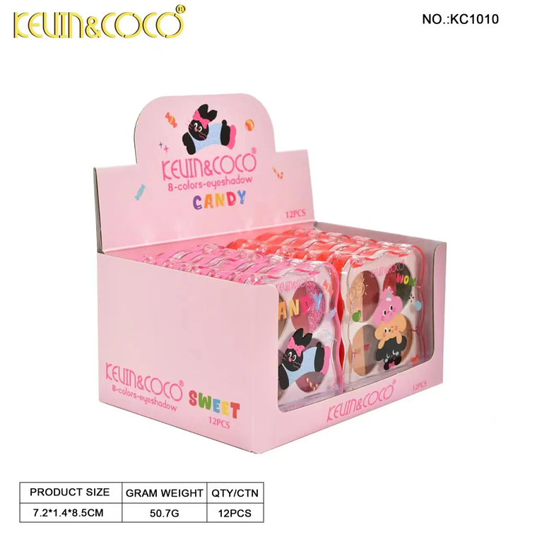 Juego de dos sombras de ojos Candy Animal  3