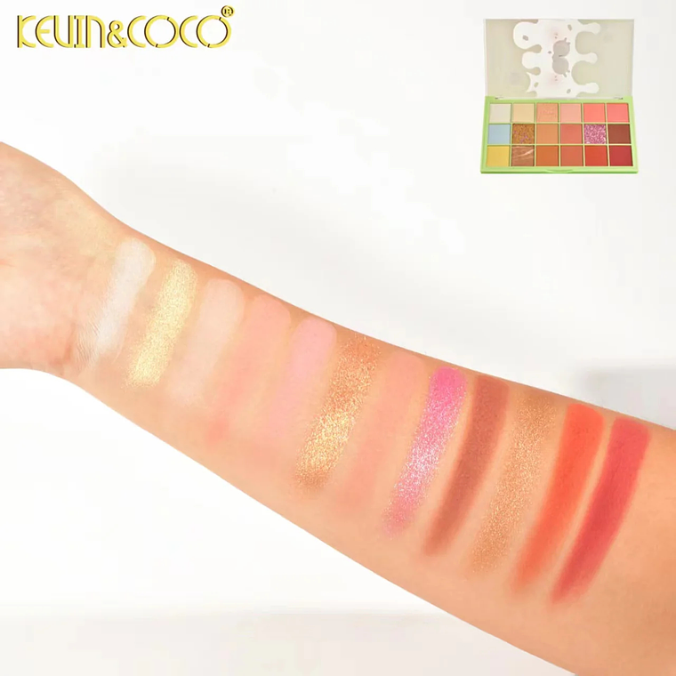   Sombra de ojos Cheese Avocado de 18 colores  2