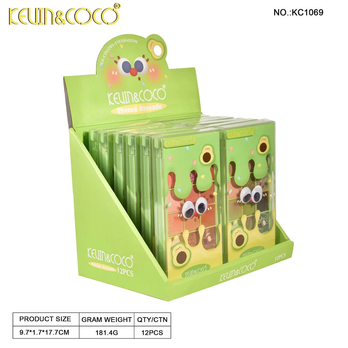   Sombra de ojos Cheese Avocado de 18 colores  8