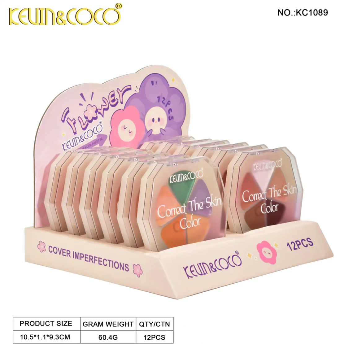 Corrector Phantom de 5 colores  5