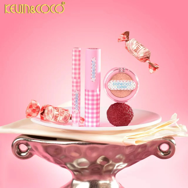   Set Ode (3 piezas): Sombra de ojos + Barra de labios + Perfilador de labios  8