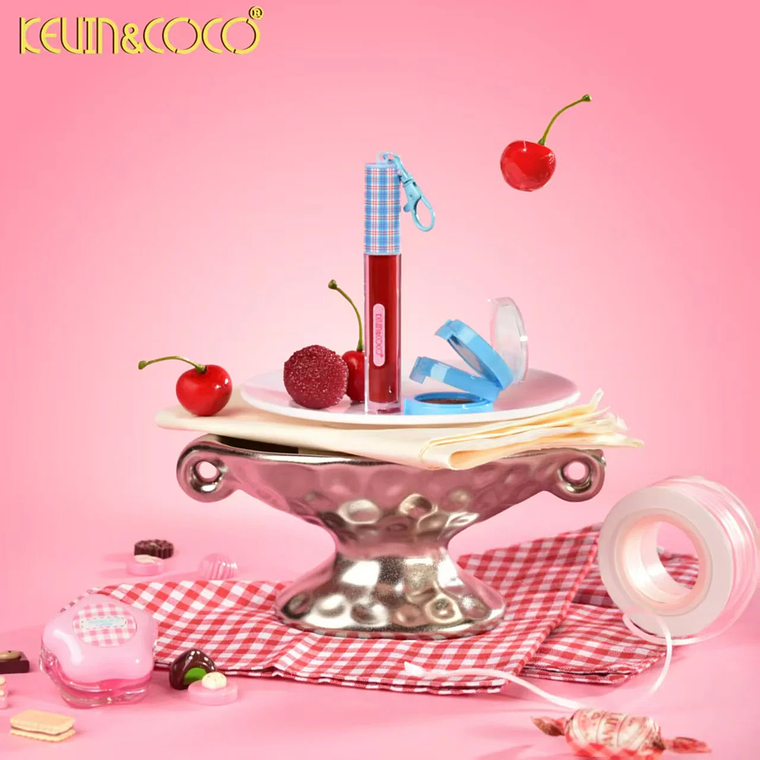   Set Ode (set de 3 piezas: sombra de ojos + brillo de labios)  5