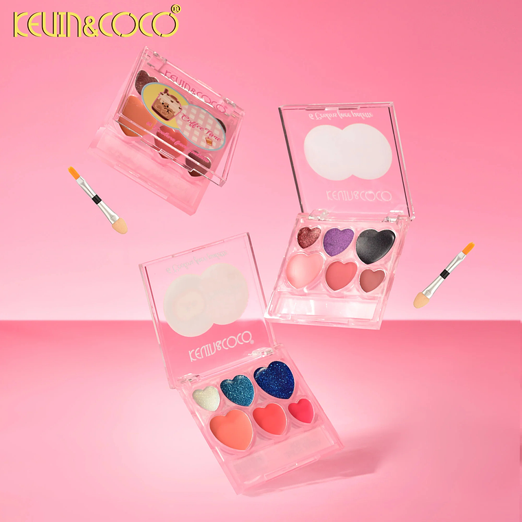  Paleta de sombras de ojos de 6 colores Graffiti Party  3