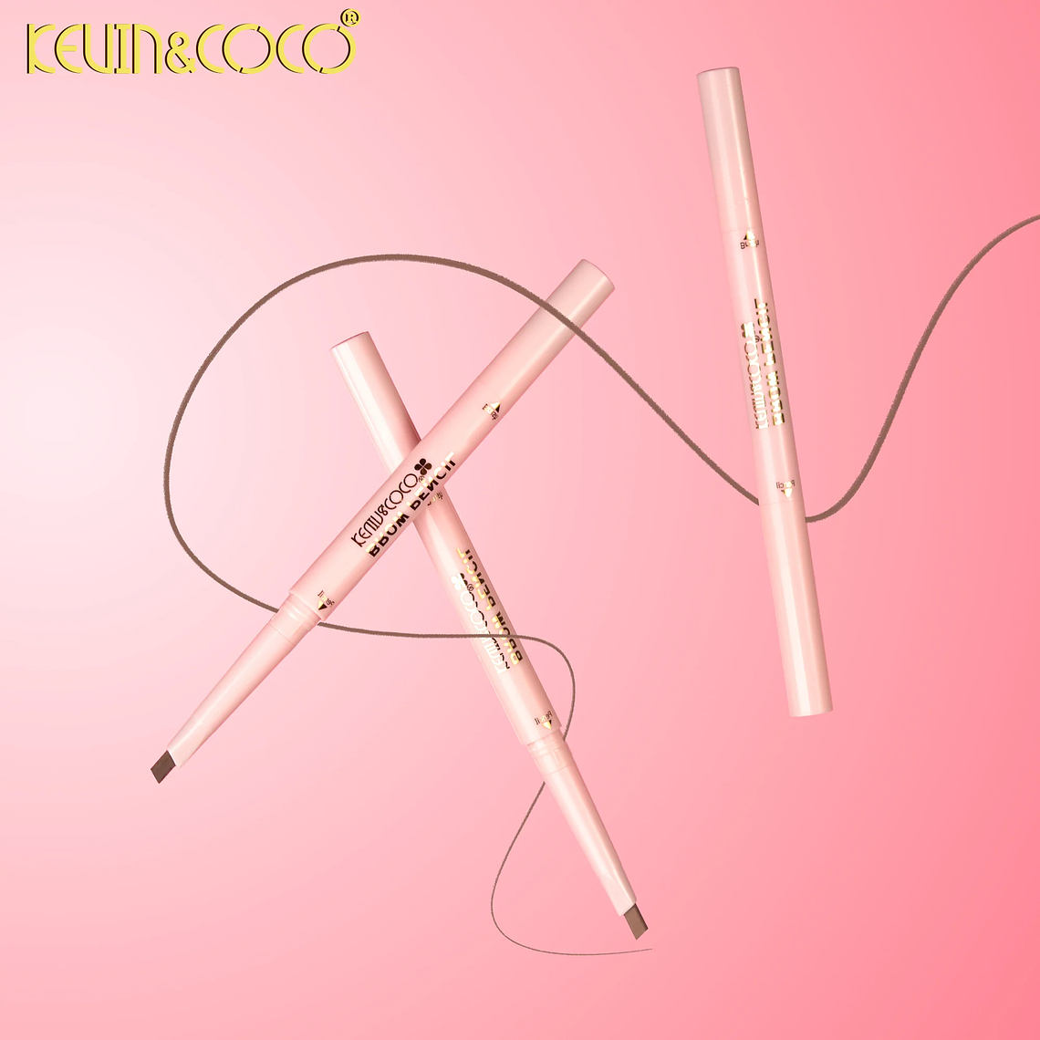   Lápiz de cejas triangular con forma de trébol de cuatro hojas  8