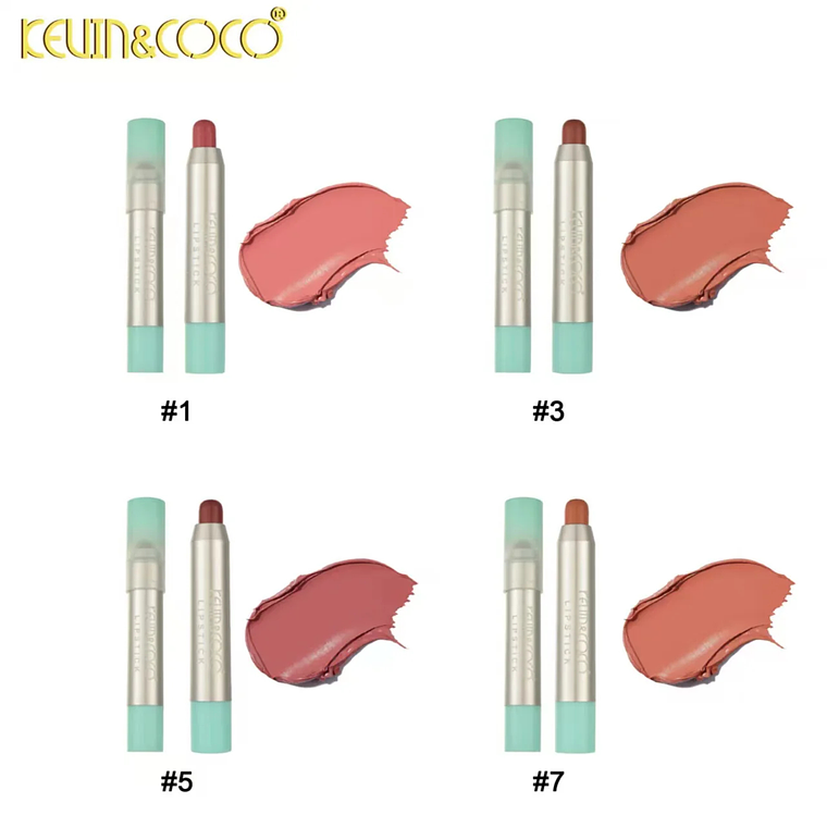   Lápiz labial color cereza menta claro  4