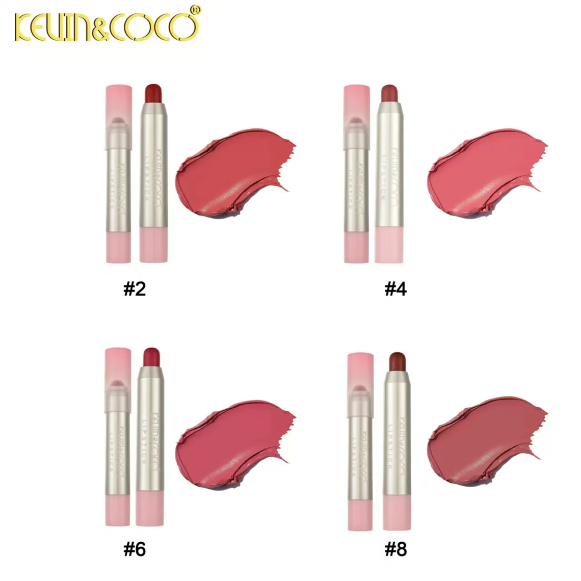   Lápiz labial color cereza menta claro  5