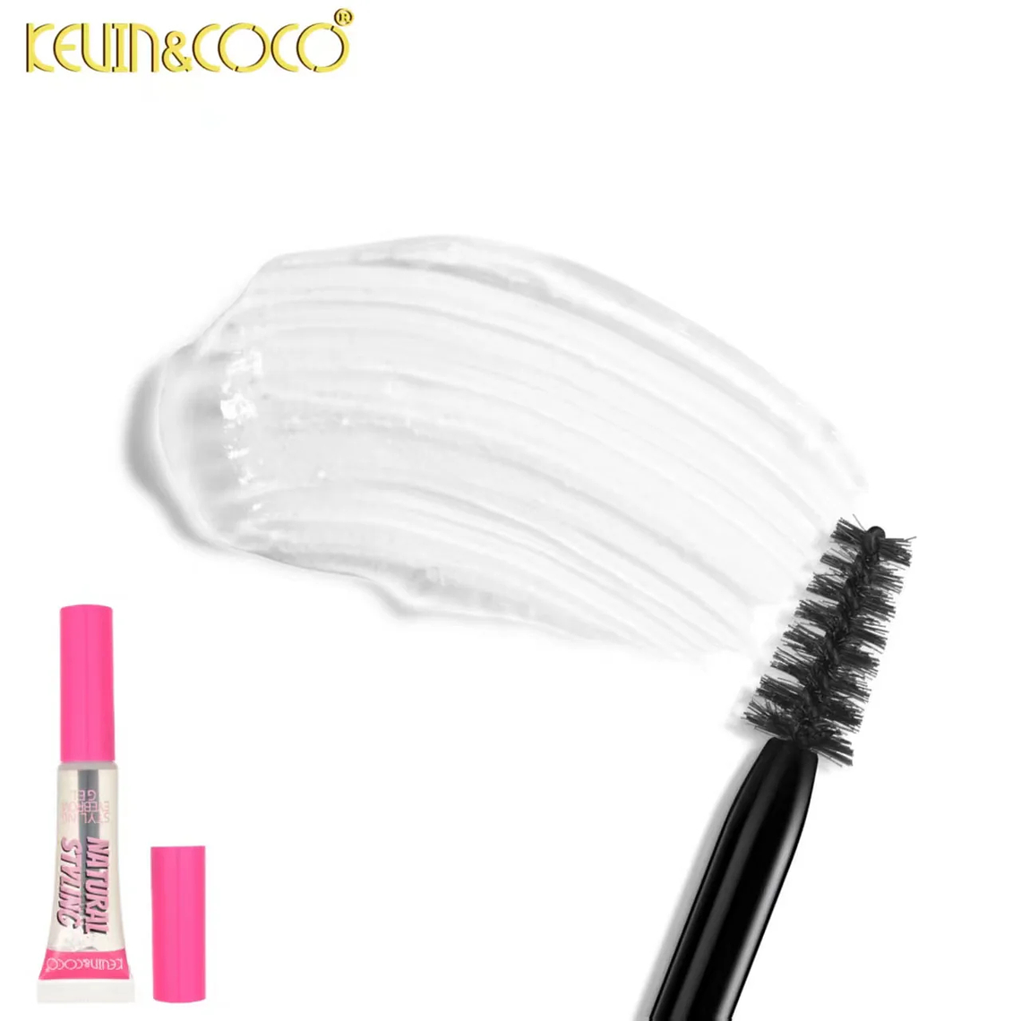   Set de lápiz de cejas y delineador de ojos  set de máscara de pestañas 2