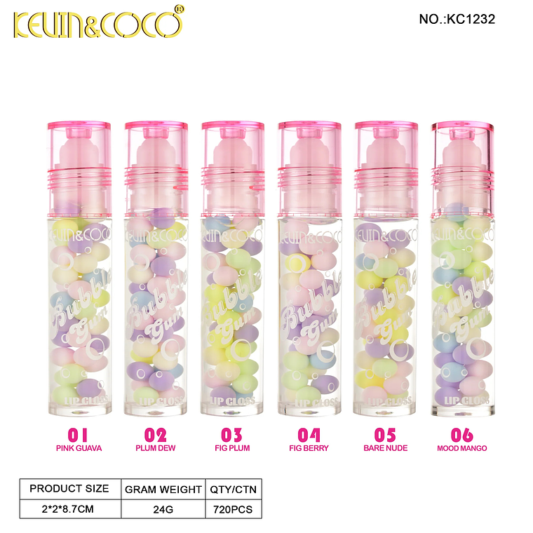  Aceite labial en roll-on de caramelo arcoíris  2