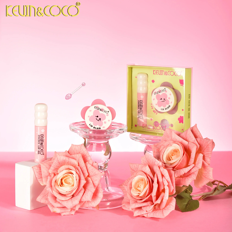 Set de brillo labial, pintalabios y delineador de labios 5