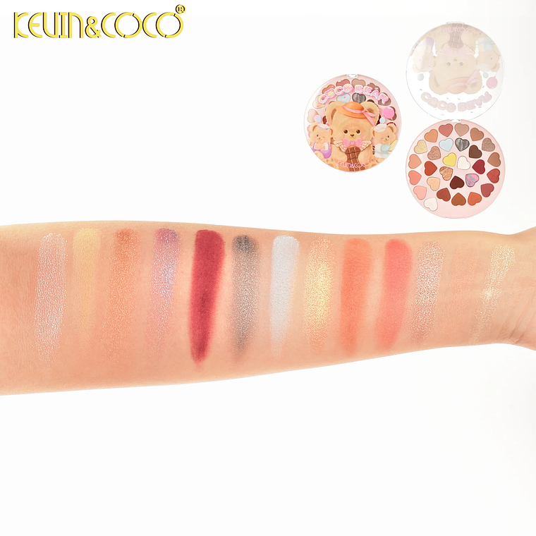 PALETA DE SOMBRA OSITO CARINOSITO COCO BEAR 7