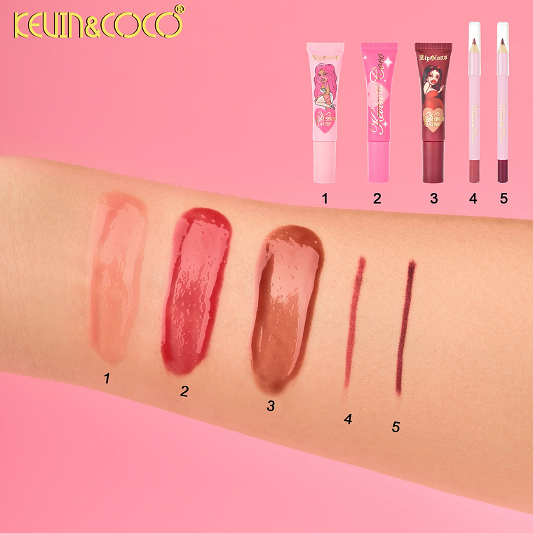SET LIP COMBO GLOSS  7