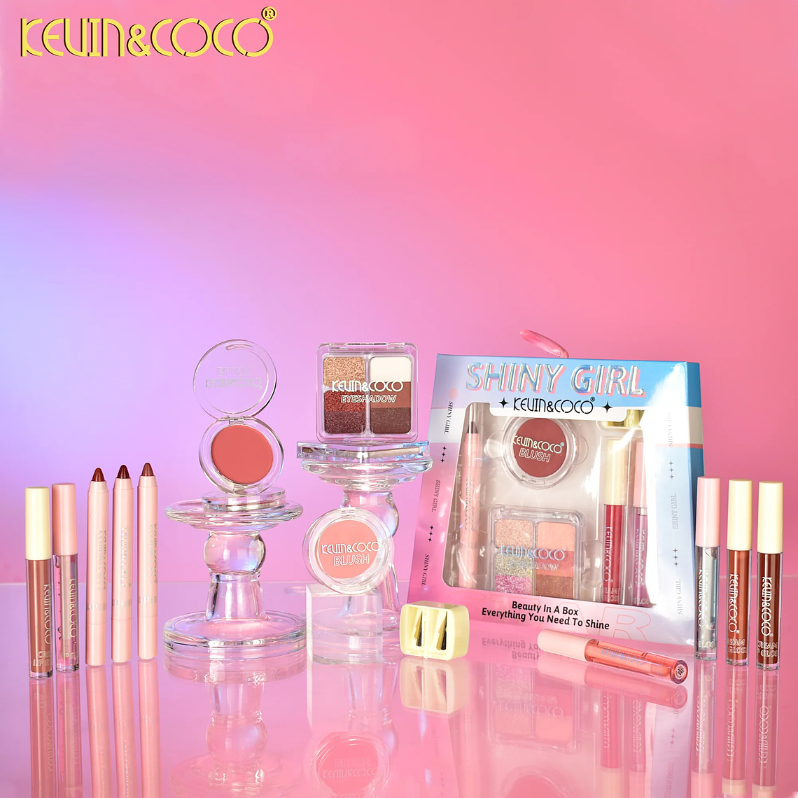 SET DE MAQUILLAJE 6 PIEZAS SHINY GIRL 4