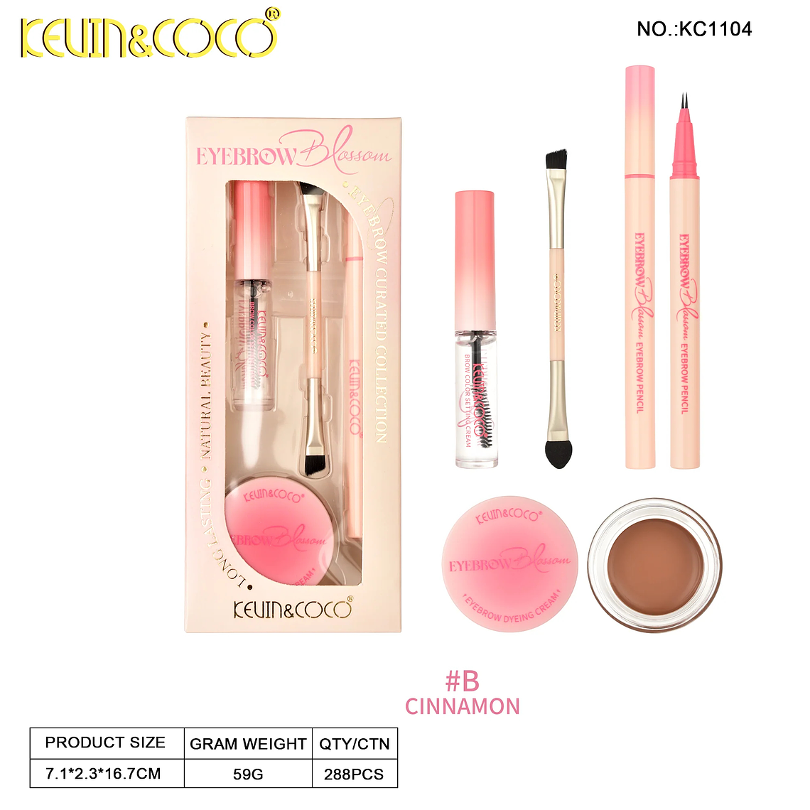 SET PARA DELINEAR TUS CEJAS BLOSSOM 5