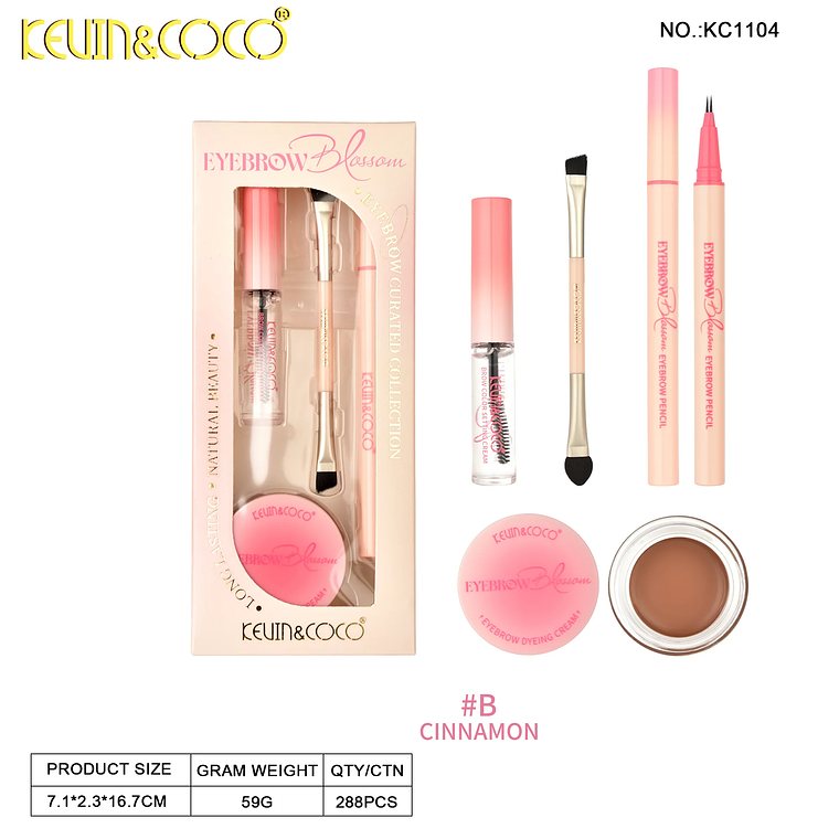 SET PARA DELINEAR TUS CEJAS BLOSSOM 5