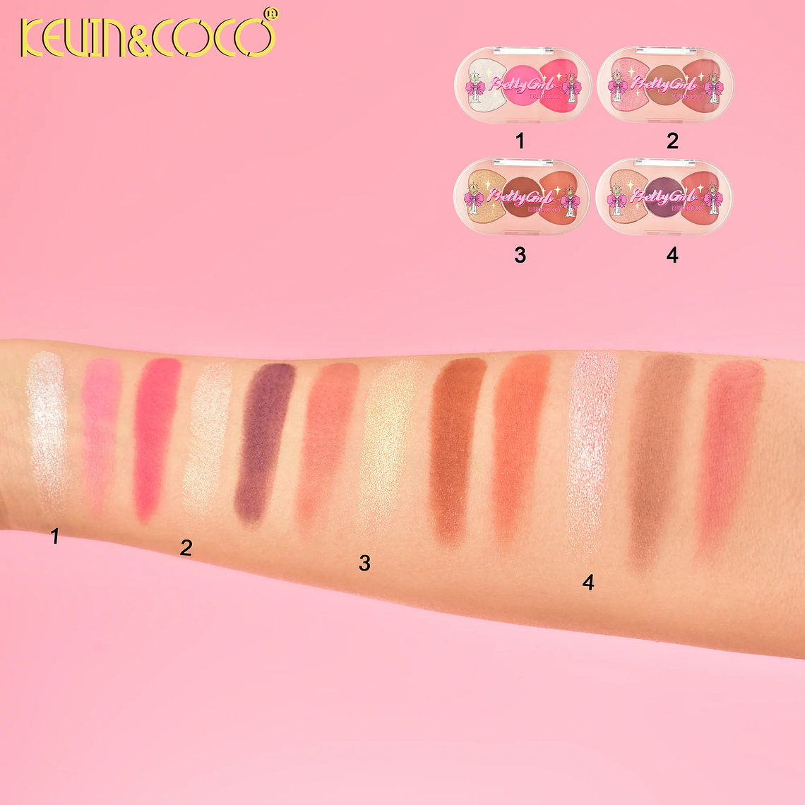 SET DE RUBOR E ILUMINADOR PRETY GIRL 3