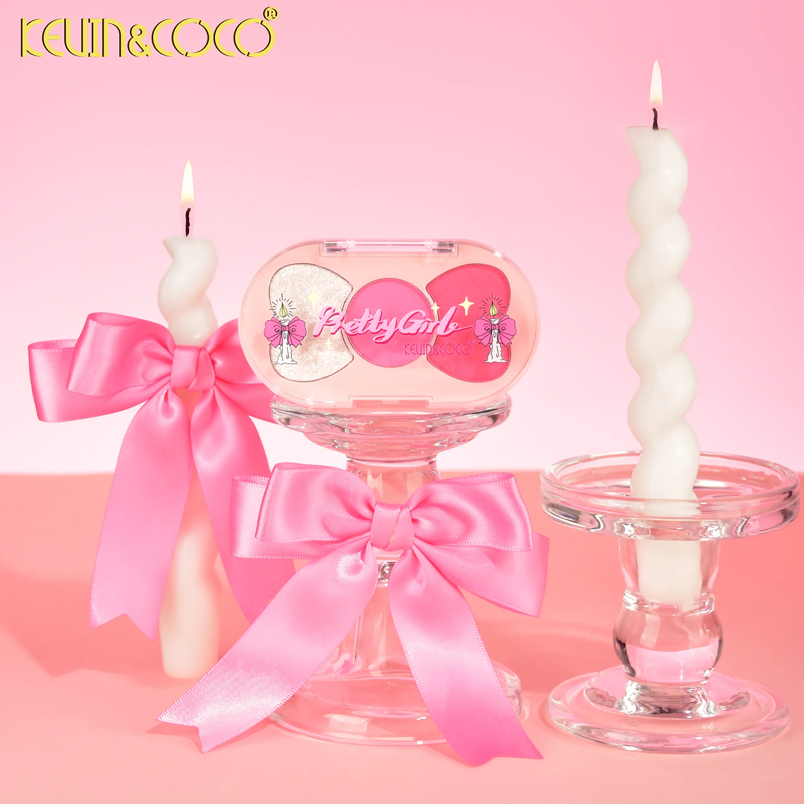 SET DE RUBOR E ILUMINADOR PRETY GIRL 4