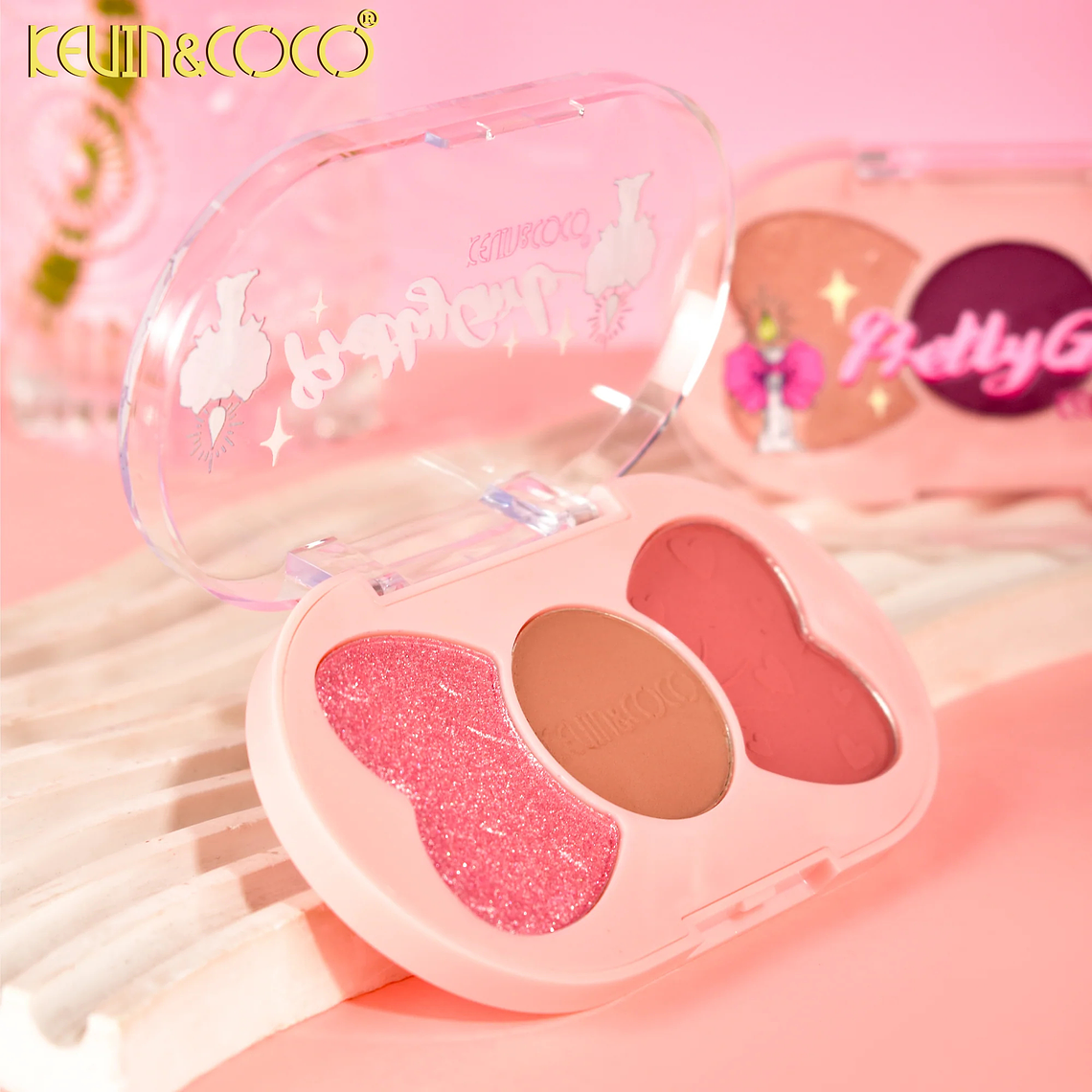 SET DE RUBOR E ILUMINADOR PRETY GIRL 7