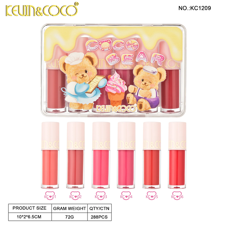 Set de Brillos de Labios Coco Bear  5