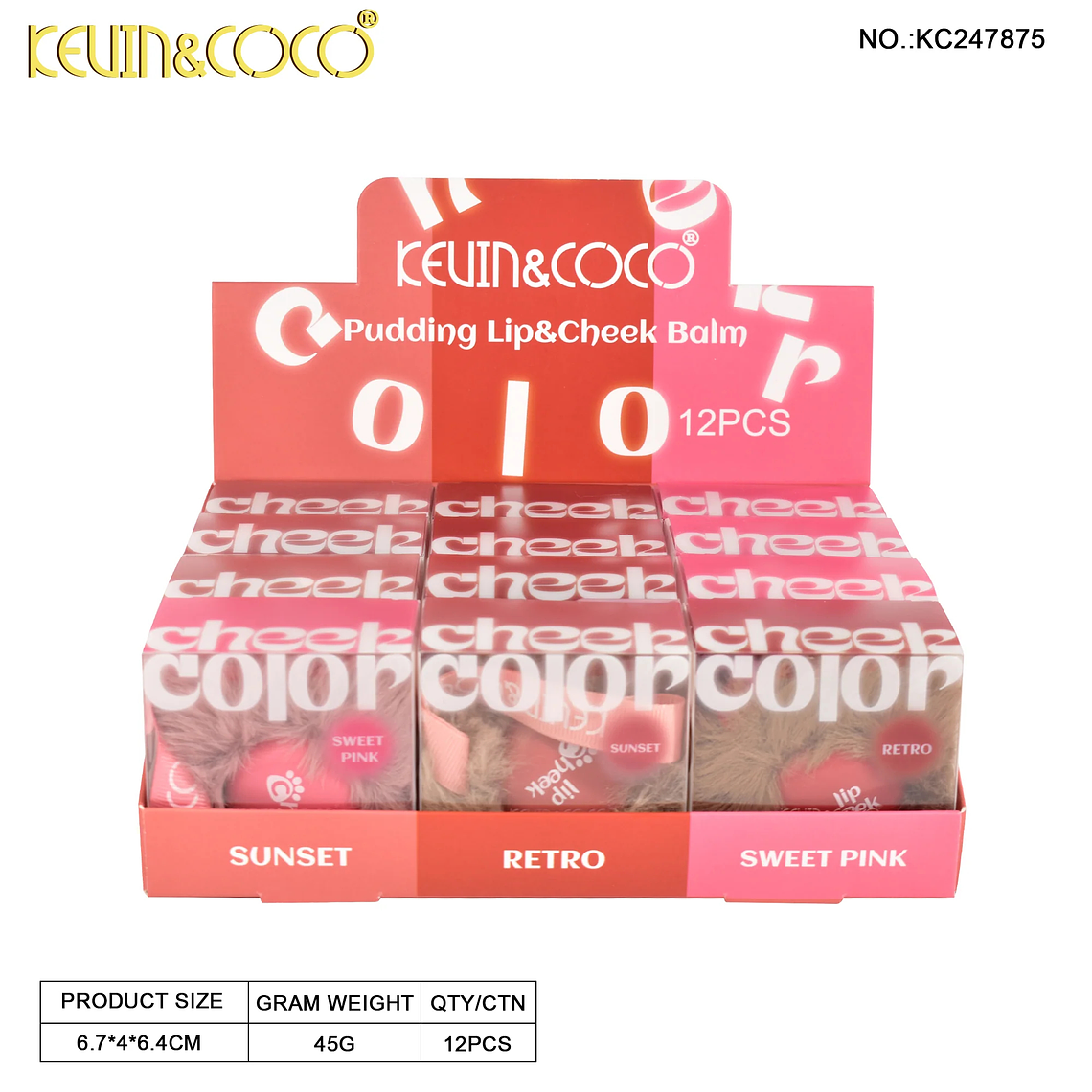 Crema de Labios y Mejillas Lip Cheek 3 Colores  2