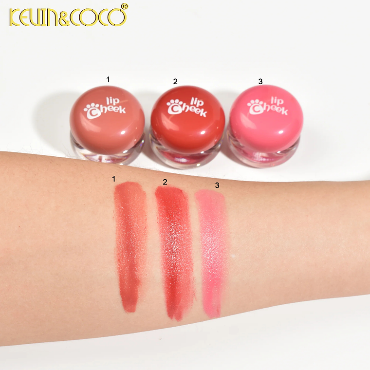 Crema de Labios y Mejillas Lip Cheek 3 Colores  6