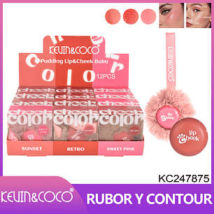 Crema de Labios y Mejillas Lip Cheek 3 Colores 