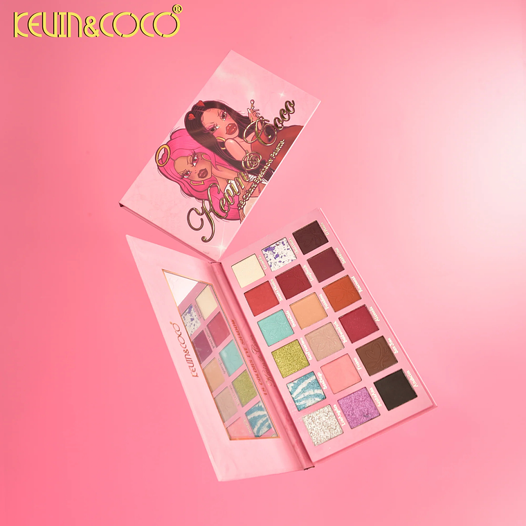 PALETA DE 18 COLORES BAD GIRLS 4