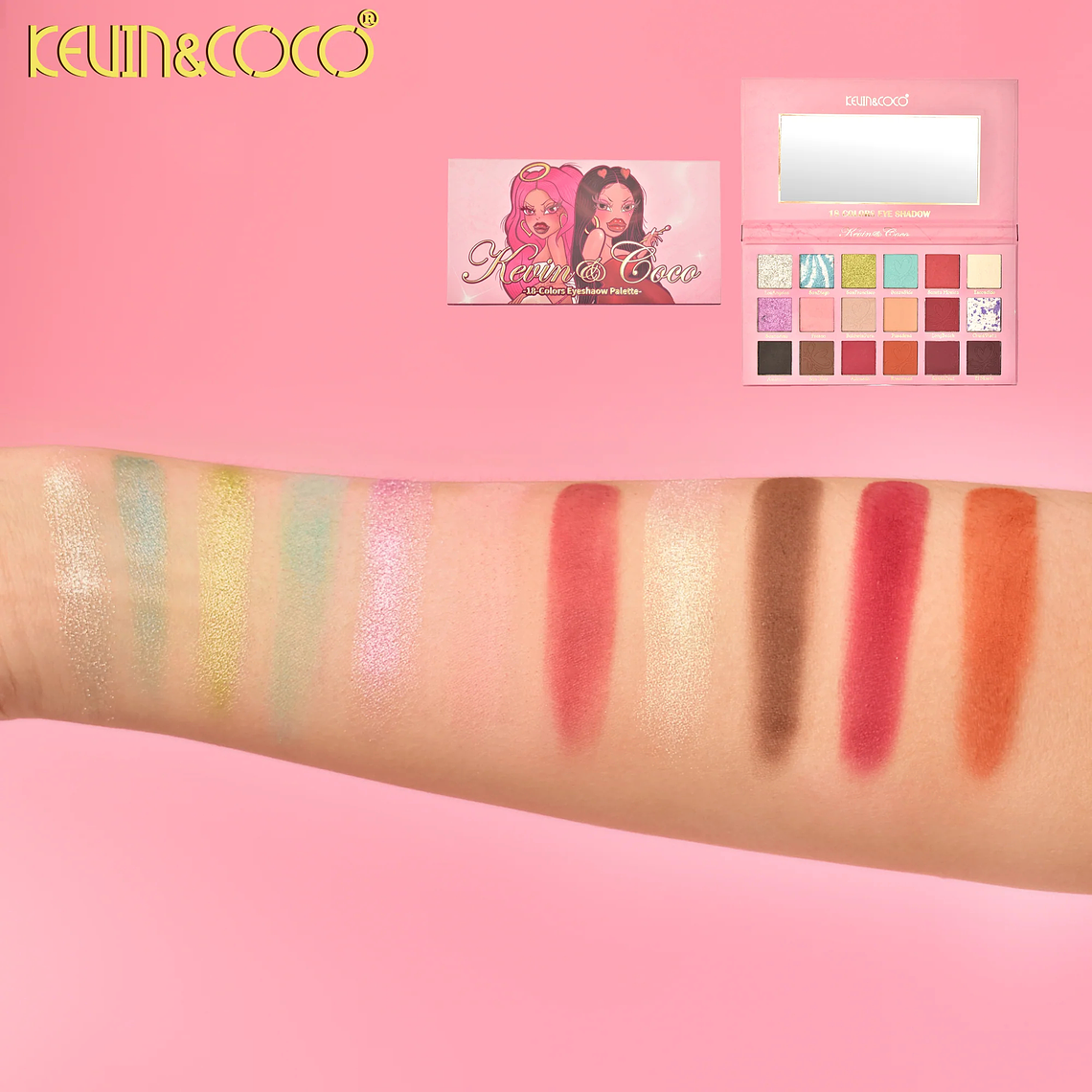 PALETA DE 18 COLORES BAD GIRLS 5