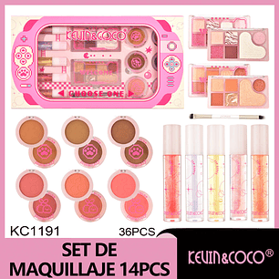 Set de sombras y labiales choose one 14 unds