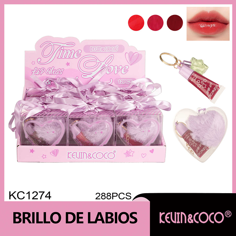 Set de brillos labiales Time Love  1