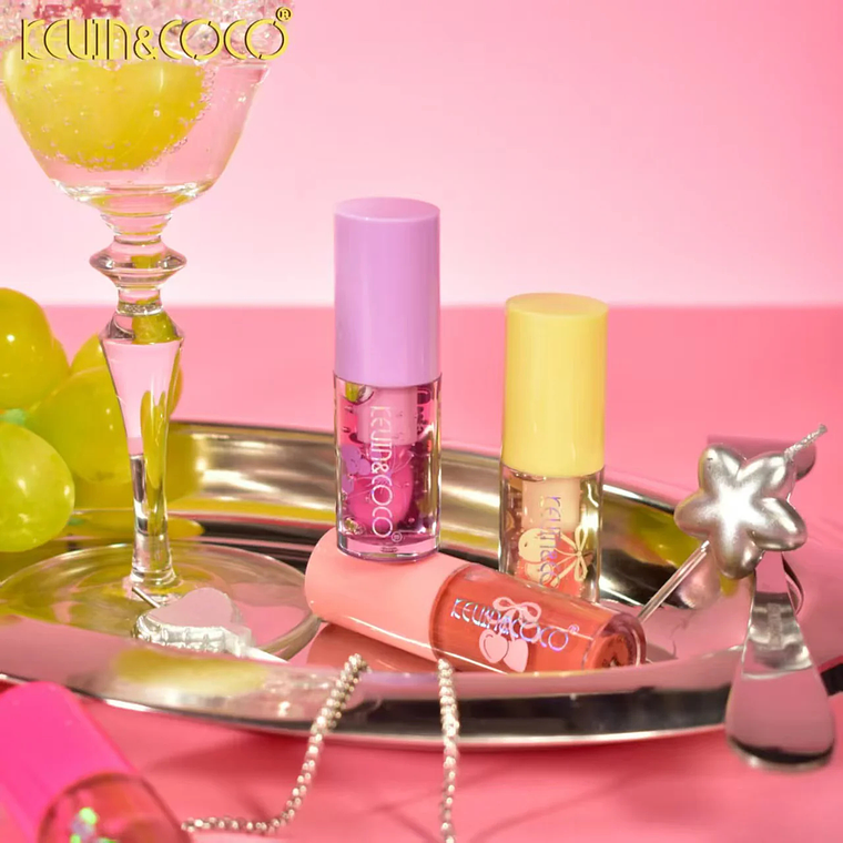 Set de Brillos Labiales en Lata 4pcs  4