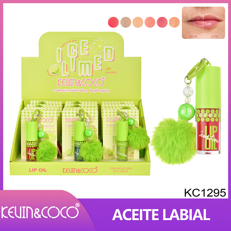  Aceite Labial con PonPon  1